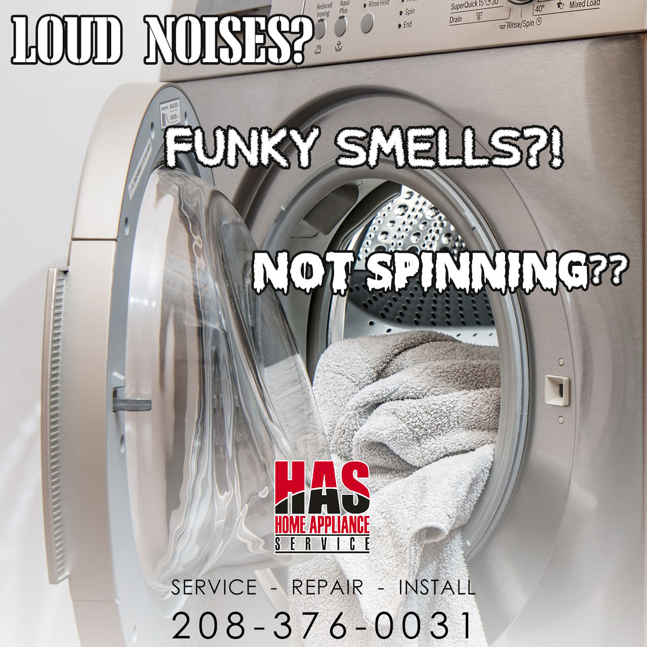 IDAHO HOME APPLIANCE SERVICES Clothes Washer Repair - Treasure