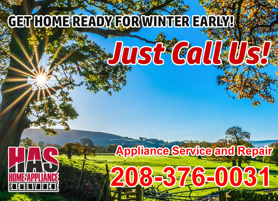 Fall Appliance Prep in Meridian Idaho